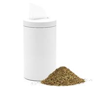 balibetov Yerbero de Acero Inoxidable 304 con Pico Vertedor - Recipiente para Yerba Mate con Tapa, Duradero y Antioxidante, Ideal para Facilitar el Llenado del Mate (Blanco)