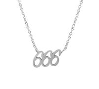 Balilou Collar con números de ángel, pulsera espiritual con números cósmicos, 666