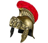 Balinco Casco Romano | Casco Romano Oro | Guerrero | Luchador Romano | Gladiador Romano - para damas y caballeros como el accesorio perfecto para un disfraz romano