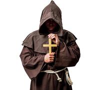 Balinco Colgante Cruz con Cordón | Sacerdote | Cristiano | Monje | Monja | Obispo - el accesorio ideal para complementar al monje