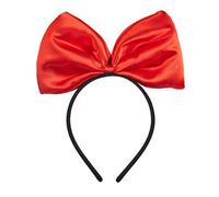 Balinco Diadema en negro con gran lazo rojo para niños y adultos