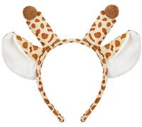 Balinco Diadema Jirafa Diadema para el pelo | Diadema con orejas de jirafa | Accesorios para el pelo | Cuernos de jirafa | Sombreros | Carnaval Fiesta de Halloween
