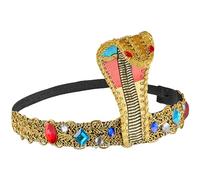 Balinco Disfraz de faraón de Egipto, corona para hombre, carnaval, egipcia, Cleopatra, disfraz de serpiente, diadema para mujer, corona egipcia Cleopatra, carnaval, Halloween