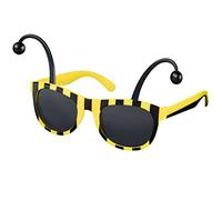 Balinco Gafas de Fiesta Abeja, Abejorro, Gafas de Sol Negro Amarillo, Disfraz de Abeja Adulto, Disfraces de Carnaval de Mujer, Complementos de Carnaval