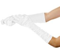 Balinco Guantes largos Glamour en los colores negro, blanco y rojo para el 20s Señoras Charleston Disfraz