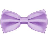 Balinco Pajarita de seda con gancho Noble - ya atada y ajustable en longitud - más de 25 colores para elegir (Lila)
