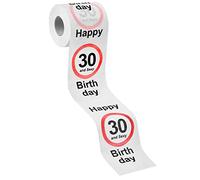 Balinco Papel Higiénico de Regalo, Papel Higiénico Feliz Cumpleaños Deco, Divertidas Ideas de Regalo de Cumpleaños, Regalo de Cumpleaños para Mujeres/Hombres, 250 Hojas (30)