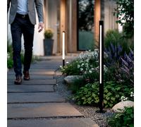 LEDKIA LIGHTING Baliza de Pie Exterior LED 12-24W 80-160 cm Superficie Calax 1200 mm