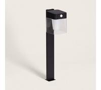 Baliza de Pie Exterior Solar LED 1,5W 46cm Aluminio con Sensor de Movimiento