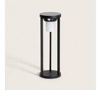 Baliza de Pie Exterior Solar LED 2W 40cm Aluminio con Sensor de Movimiento