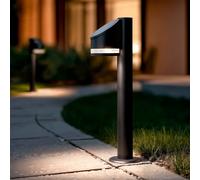 Baliza de Pie Exterior Solar LED 50 cm Aluminio Eddan