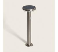 Baliza de Pie Exterior Solar LED 5W 50cm Acero Inoxidable con Sensor de