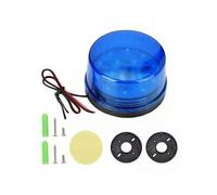 Baliza estroboscópica LED azul de 12 V, alarma de emergencia, señal de advertencia, luz intermitente