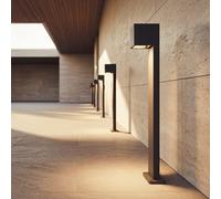 Baliza Exterior LED 10W Superficie Pie 80cm Aluminio Denny L