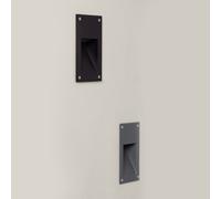 LEDKIA Baliza Exterior LED 3W Empotrable Pared Olite 6000K Negro Blanco Frí