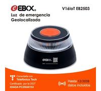 Baliza Geolocalizable Ebox V16 IoT DGT + Incluye Funda