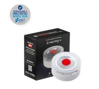 help flash IoT+, Luz de Emergencia V16 con Geolocalización y más de 250 candelas de potencia, Exigible a partir de 2026, Conectada con DGT 3.0, Señal V-16 para Coches, plan de datos incluido