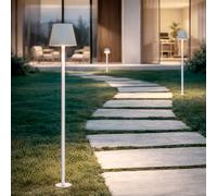 Baliza LED 3W para Exterior Batería USB Recargable Aluminio con Pincho 80cm