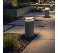 Baliza LED Ideal Lux Boeing, antracita, altura 15 cm