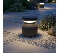Baliza LED Ideal Lux Boeing, negro, altura 15 cm