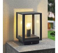 Lindby Lámpara para exterior Giavanna (Moderno) en Negro hecho de Aluminio (1 llama, E27) iluminación senderos baliza farola