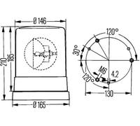 Baliza giratoria HELLA 2RL 004 958-111