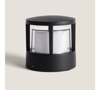 LEDKIA LIGHTING Baliza Sobremuro Exterior LED 5W Aluminio 11cm Obis Negro CCT 2700K - 3300K - 4000K