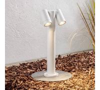 Baliza Tulimar de PRIOS, 2 luces, 45 cm, blanca, IP65