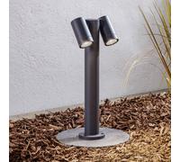 Baliza Tulimar de Prios, 45 cm, antracita, 2 luces, aluminio