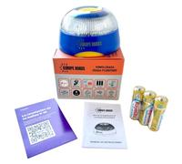 Baliza V16 homologada DGT Luz de Emergencia con Geolocalización 3.0 ,Exigible a partir de 2026 - Conectada con DGT 3.0, Señal V-16 para Coches, Plan de Datos Incluido, Imantada IP54, Cumple Normativa