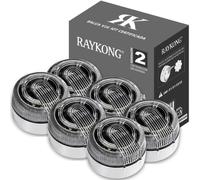 RAYKONG Baliza V16 Geolocalización DGT 3.0 | con 1 Indicador Led Conexíon | GPS | Homologada por DGT [SIM y Datos Pagados hasta 2038] Luz de emergencia de Segunda Generación | x6