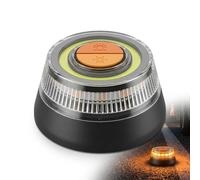 Baliza v16 homologada,Luz de Emergencia Coche 360° 1km,Impermeable IP57 | 2026 luz emergencia coche homologado Conectada 3.0 | Resistente a la Lluvia | Indicador de Batería y Base Imantada