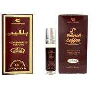 Balkis & French Coffee Concentrated Perfume Oil Pack of 2 | Long-Lasting Alcohol-Free Attar for Men & Women | 6ml Each Roll-On