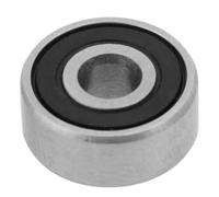 Ball Bearings 10pcs Set | Double Rubber Guarded Deep Groove Steel Bearings for High Speed/Radial Axial Loads | 3 4 5 6mm I.D, 10 13 16 19mm O.D | Pre - Lubricated, 15000 RPM (623-2RS)