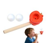 Ball Blowing Pipe, Floating Ball Breath Toy, 5.91x1.77x1.77 Inches Ergonomic Exerciser, Development Tool, Perfect for Kids' Parties, Children's Day, Birthdays, and Easter
