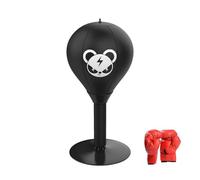 Ball Boxing Punch Ball - del Estrés De Escritorio, Saco De boxeoMultifuncional | Bola De Velocidad con Creativa, Objetivo De Resorte Flexible para Ejercicio En Casa, Oficina, Entrenami