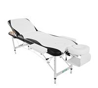 Ball & Cast Mesa de Masaje de Aluminio Ligera, portátil, Piel sintética, Tatuaje, SPA, Cama Plegable y Ajustable con Soporte para reposacabezas para Brazos, fácil de Transportar y almacenar, Color