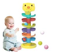 Ball Drop Toy - Roll Swirling Tower, Madera Mármol Run Music Tree Montesori Juguetes | Juego de Rampa de Pelota Móvil, Creativo Apilable, Durable, Adorable Pelota Educativa, Juguete para el