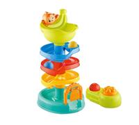 Ball Drop Toy, Stacking Tower Game, Early Learning Activity,11.42x6.3x12.2 Inches, Colorful Rolling Design for Tabletop Play and Parent Child Interaction with Boys Girls Preschoolers Son Daughter