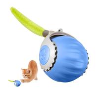Ball gato interactivo - Touch - Sensitive Roller Toys, Ball sacudida automáticamente con cola | Para gatos más inteligentes, juguetes de movimiento para mascotas, scooter para la caza