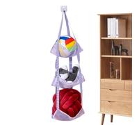 Ball Holder - Multi-Layer Wall Mount Rack for Vertical Storage | Space-Saving Basketball and Sports Ball Organizer with Durabled Design for Football Plush Dolls Toys Home Apartment Garage Bedroom