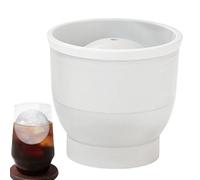 Ball Ice Block Mold, Sphere Iced Maker, Easy Release Slow Melting Gadget, Reutilizable Compacto Portátil 2,68 x 2,68 x 2,48 pulgadas for Bar, Restaurant, Gathering, Daily Dining