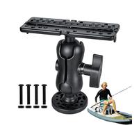 Ball-Mount Fish Finder Bracket - 360° Rotation Holder, Adjustable Marine Mount | Heavy-Duty Accessory for Sonar Device, Secure Boat Installation, Durable Setup for Kayak, Canoe, Fishing Vessel