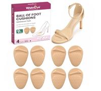 Ball of Foot Cushions for Women, 4 Pairs Metatarsal Pads