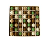 Ball Ornament - Soft Texture Ball Tree, Decorative Hanging Ornaments, Luxurious Velvet Finish Design, Ideal for Holiday Parties Weddings, Festive Decoration Set, 49 Pieces Mixed Colors