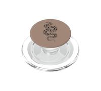 Ball Python Collector Snake Line Art - Marrón PopSockets PopGrip para MagSafe