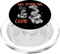 Ball Python Dad Club Snake Dad Men Día del Padre PopSockets PopGrip para MagSafe