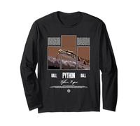 Ball Python Modern Reptile Keeper Streetwear Manga Larga