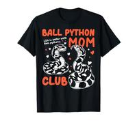 Ball Python Mom Club La Vida es Mejor con Ball Python Snake Camiseta