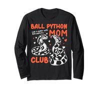 Ball Python Mom Club La Vida es Mejor con Ball Python Snake Manga Larga